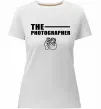Женская премиум футболка The photographer Белый фото