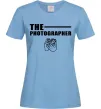 Женская футболка The photographer Голубой Женская футболка The photographer Голубой фото