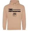 Жіноча толстовка (худі) The photographer Пісочний фото