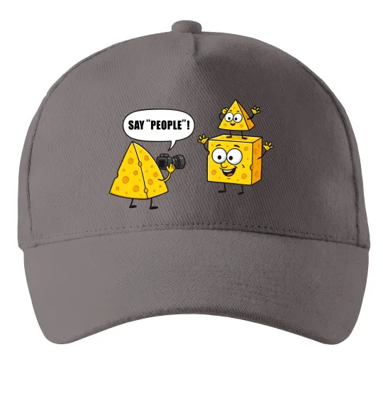 Кепка Say people Серый фото