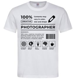 Чоловіча футболка Photographer склад Чоловіча футболка Photographer склад