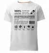 Мужская премиум футболка Photographer склад Белый фото