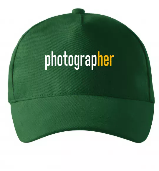 Кепка Photograp her Темно-зелений фото