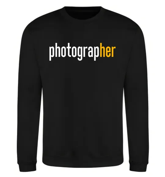 Свитшот Photograp her Черный фото