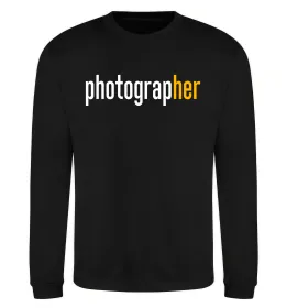 Свитшот Photograp her Черный фото