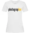 Женская футболка Photograp her Белый фото