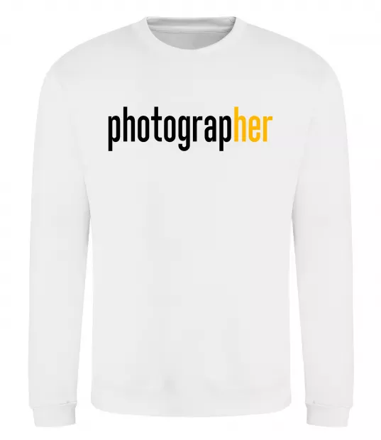 Свитшот Photograp her Белый фото
