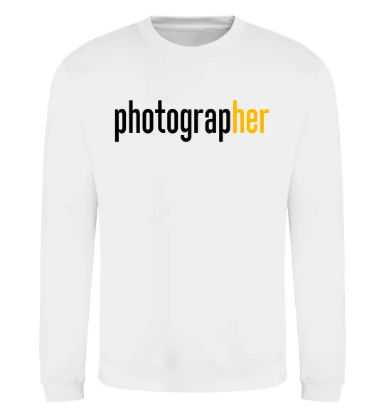 Свитшот Photograp her Белый фото