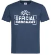 Мужская футболка Official photographer Темно-синий фото