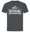 Мужская футболка Official photographer Графит фото
