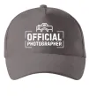 Кепка Official photographer Серый фото