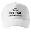 Кепка Official photographer Белый фото