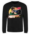 Свитшот I love photography photo Черный фото