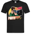 Мужская футболка I love photography photo Черный фото