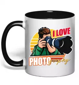 Чашка с цветной ручкой Чашка с цветной ручкой