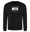 Свитшот Photo is therapy Черный фото