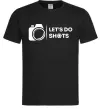 Мужская футболка Let`s do shots Черный фото