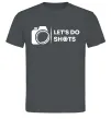 Мужская футболка Let`s do shots Графит фото
