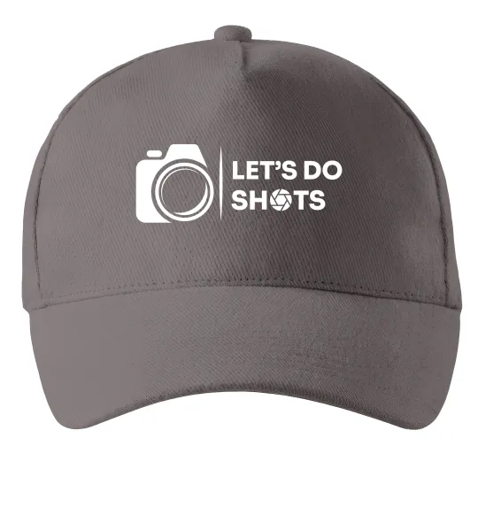 Кепка Let`s do shots Серый фото