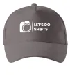 Кепка Let`s do shots Серый фото