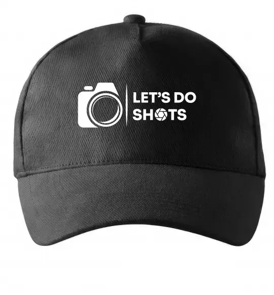 Кепка Let`s do shots Черный фото