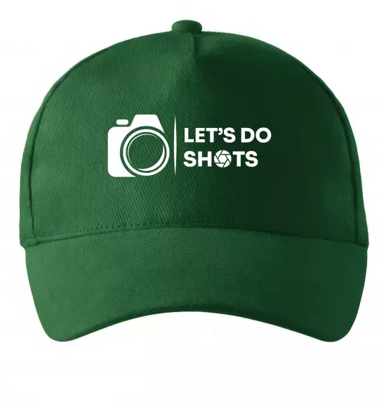 Кепка Let`s do shots Темно-зеленый фото