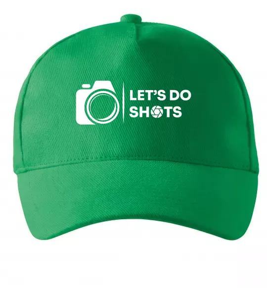 Кепка Let`s do shots Зеленый фото
