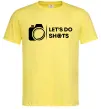 Мужская футболка Let`s do shots Лимонный фото