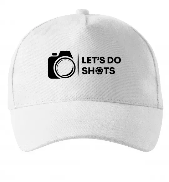Кепка Let`s do shots Белый фото