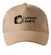 Кепка Let`s do shots Песочный фото