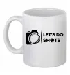 Чашка керамическая Let`s do shots Белый Чашка керамическая Let`s do shots Белый фото