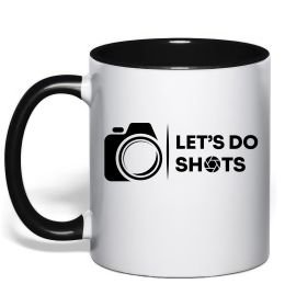 Чашка с цветной ручкой Let`s do shots Чашка с цветной ручкой Let`s do shots