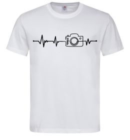 Мужская футболка Серцебиття фотографа темні вироби