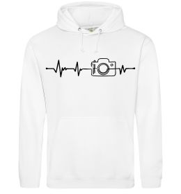 Женская толстовка (худи) Серцебиття фотографа темні вироби