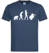 Мужская футболка Еволюція фотографа Темно-синий фото