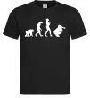 Мужская футболка Еволюція фотографа Черный фото
