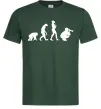 Мужская футболка Еволюція фотографа Темно-зеленый фото