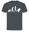 Мужская футболка Еволюція фотографа Графит фото