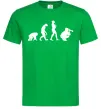 Мужская футболка Еволюція фотографа Зеленый фото