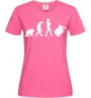 Женская футболка Еволюція фотографа Ярко-розовый Женская футболка Еволюція фотографа Ярко-розовый фото