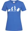Женская футболка Еволюція фотографа Ярко-синий Женская футболка Еволюція фотографа Ярко-синий фото