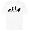 Футболка Оверсайз Еволюція фотографа Белый фото