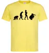 Мужская футболка Еволюція фотографа Лимонный фото