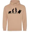 Чоловіча толстовка (худі) Еволюція фотографа Пісочний фото