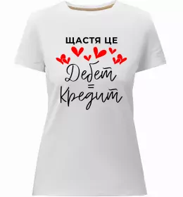 Женская премиум футболка