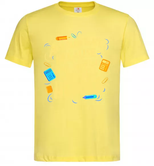 Мужская футболка Accountant heroes Лимонный фото