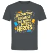 Мужская футболка Accountant heroes Графит фото