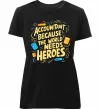 Женская премиум футболка Accountant heroes Черный Женская премиум футболка Accountant heroes Черный фото