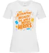 Жіноча футболка Accountant heroes Білий Жіноча футболка Accountant heroes Білий фото