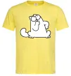 Чоловіча футболка Simon cat thinking Лимонний фото